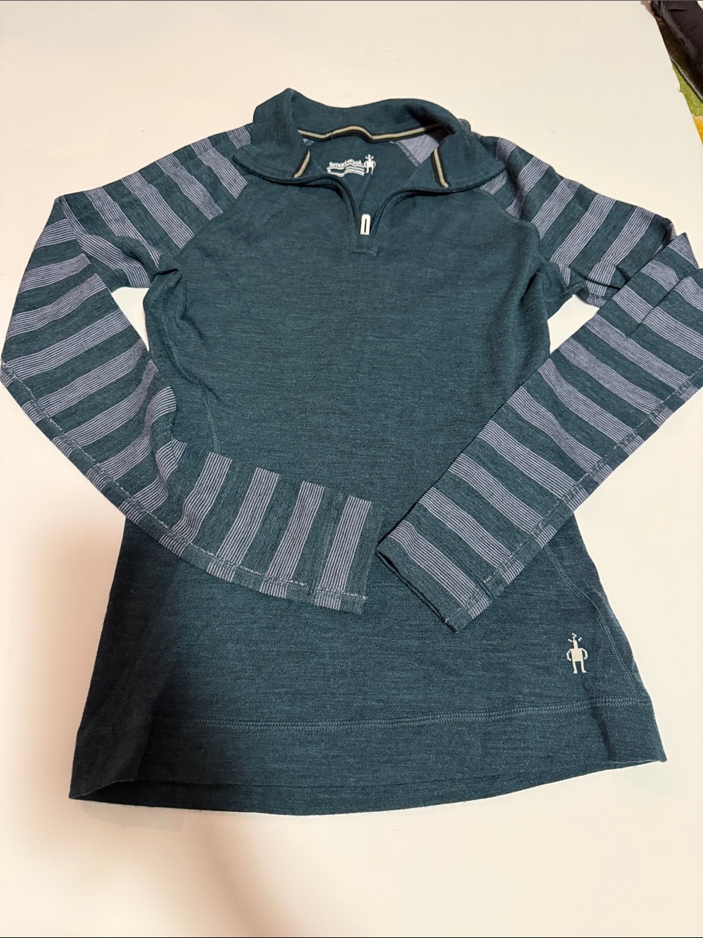 Smartwool Merino wool Classic Thermal Quarter-Zip Base Layer Top - Women's